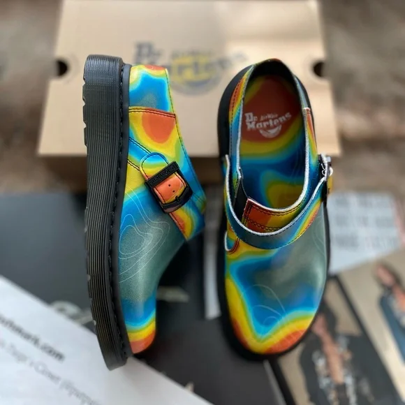 Dr. Martens Colorful Wave Mules - Picture 8 of 16